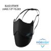 MagneMasque Interchangeables Ear-Free QuickClick (Black, Large) view 2