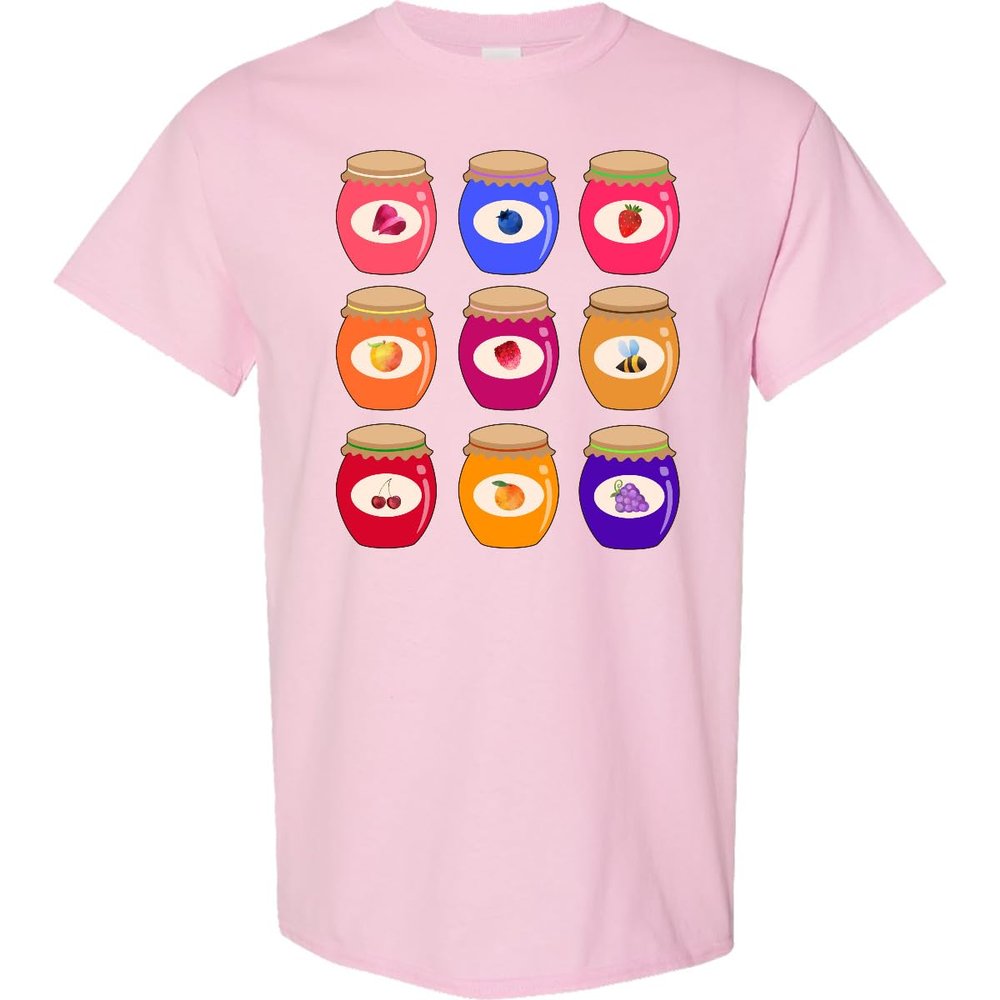 inktastic Jars of Jam and Honey Adult T-Shirt Large Pink 45cfb