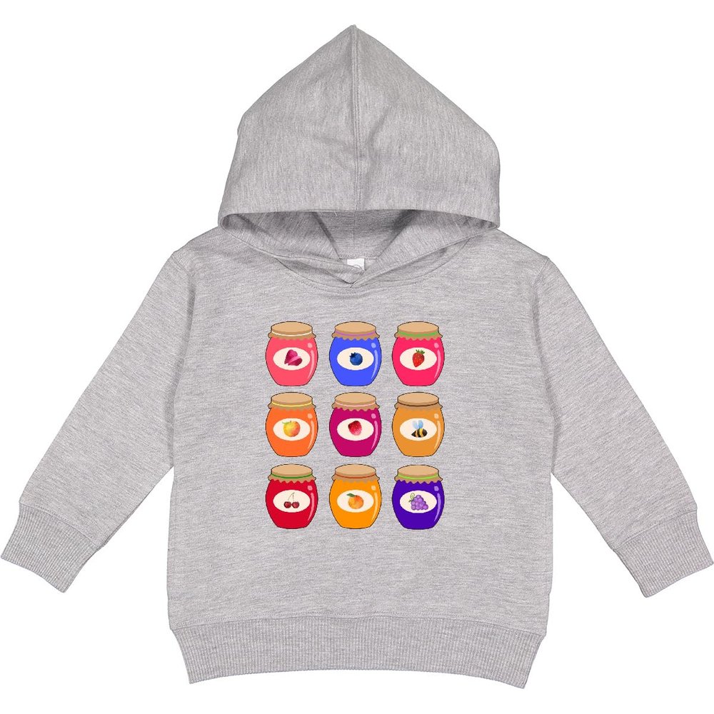 inktastic Jars Of Jam and Honey Toddler Hoodie 5-6 Heather 45cfb