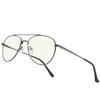 RB.Pilot Blue Light Aviator Reading Glasses for men Women Metal Frame Spring Temple view 1