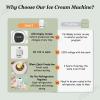 Ice-Cream-Maker-Attachment for Kitchen Aid, 300ml IceCream Bowl Compatible, Ice Cream & Sorbet Gelato Maker, Not Pre Freezing view 4