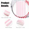 HEIPINIUYE 25 Pieces 3-ply Striped Paper Napkins Light Pink and White Guest Towels Disposable Hand Towels for Bathroom Wedding Birthday Baby Shower Dinner Napkins Disposable view 4