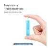 NSKQUFDNFKA Manual Toothbrush Mini Travel Toothbrush Foldable Portable Small Dental Brush Folding Traveling Adult in Transparent Candy Colors Brush(1pcs Yellow) view 3