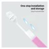 NSKQUFDNFKA Manual Toothbrush Mini Travel Toothbrush Foldable Portable Small Dental Brush Folding Traveling Adult in Transparent Candy Colors Brush(1pcs Yellow) view 4