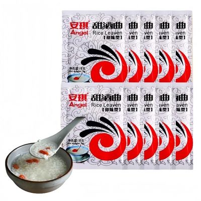 Angel Sweet Qu,Rice Wine Leaven,Traditional Chinese sweet wine fermentation, Glutinous rice fermentationHomemade Fermented Dessert, (8g * 10 packs) 2.82oz