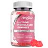 L-Lysine Monolaurin Gummies, Monolaurin and Lysine 1000mg Supplement for Adults & Kids, with Vitamin C, Zinc, Selenium & Quercetin, Immune & Overall support, Oral & Lip Health, Peach Flavor, 60 Ct view 1