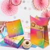 50 Sheets Rainbow Gradient Tissue Paper, 14 x 20 Inch Gift Wrapping Papers Bouquet Flower Candy Packing Papers Bulk for Birthday Party Favor Baby Shower Holiday DIY Crafts Boxes Art Decoration view 2