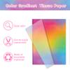 50 Sheets Rainbow Gradient Tissue Paper, 14 x 20 Inch Gift Wrapping Papers Bouquet Flower Candy Packing Papers Bulk for Birthday Party Favor Baby Shower Holiday DIY Crafts Boxes Art Decoration view 4