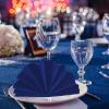 100 Pack Linen Like Blue Napkins Disposable Guest Paper Hand Towels for Bathroom Soft Absorbent Decorative Dinner Napkins Wedding Party Cocktail Reception Event, 12" x 17" view 4