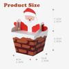 20 Pieces Christmas Small Candy Boxes, 3D Santa Claus Treat Cookies Decorative Gift Box for Xmas Winter Festival Hoilday New Year Party Favors Present Packaging Supplies view 2