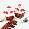 20 Pieces Christmas Small Candy Boxes, 3D Santa Claus Treat Cookies Decorative Gift Box for Xmas Winter Festival Hoilday New Year Party Favors Present Packaging Supplies view 3