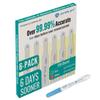 Amplim Early Detection Pregnancy Test, 6 Count, 99.99% Accurate, 10mIU/mL Ultra Sensitive HCG Test Sticks, Detects 6 Days Before Missed Period, Easy Midstream or Dip Test for Home Clinic, Travel view 1