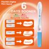 Amplim Early Detection Pregnancy Test, 6 Count, 99.99% Accurate, 10mIU/mL Ultra Sensitive HCG Test Sticks, Detects 6 Days Before Missed Period, Easy Midstream or Dip Test for Home Clinic, Travel view 2