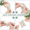FALESOUL 100 PCS 3.5Inch x 5.5Inch Paper Gift Boxes Multipurpose Box with Eucalyptus Design Paper Empty Present Case for Bridal Shower Party Supplies(Yellow) view 4