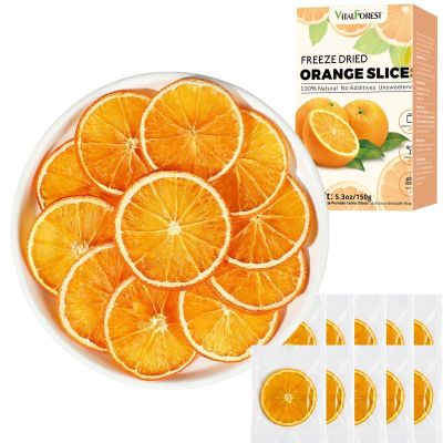 Dried Orange Slices for Cocktails 5.29oz Dehydrated Orange Slices, 6g 7cm Large Center-Cut Dried Citrus Slice Garnish for Cocktails, Crafts, Tea, Baking & Decorations, 26 Individually Wrapped