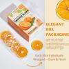 Dried Orange Slices for Cocktails 5.29oz Dehydrated Orange Slices, 6g 7cm Large Center-Cut Dried Citrus Slice Garnish for Cocktails, Crafts, Tea, Baking & Decorations, 26 Individually Wrapped view 2