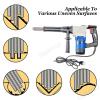 110V/220V Rust Removal Tool, Industrial Needle Scaler for Remove Rust, Weld Slag and Paint, Needle 3mm180mm23pc, 3600-4500 RPM,220V view 3