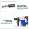 110V/220V Rust Removal Tool, Industrial Needle Scaler for Remove Rust, Weld Slag and Paint, Needle 3mm180mm23pc, 3600-4500 RPM,220V view 4