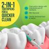 GuruNanda 2-in-1 QuickPik Toothpick & Interdental Pick Soft Rubber Bristles for Plaque Removal & Improved Oral Care, Comes with a Travel Case for On-The-Go Use, 300 Ct view 2