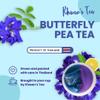 KHWAN'S TEA Organic Butterfly Pea Flower Tea Bags 10 Count(2g/each) USDA Organic, Caffeine-Free Herbal Tea, Color-Changing Blue Tea from Thailand, Vegan & Non-GMO, Whole-Flower Tea Bags view 4