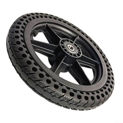 12 Inch Solid Rubber Tire Tubeless Wheel Replacement For Electric Mobility Scooter Wheelchair Accessories Non-Pneumatic Anti-Skid Design Black 12X1.5 Size(Inner diameter 12mm)