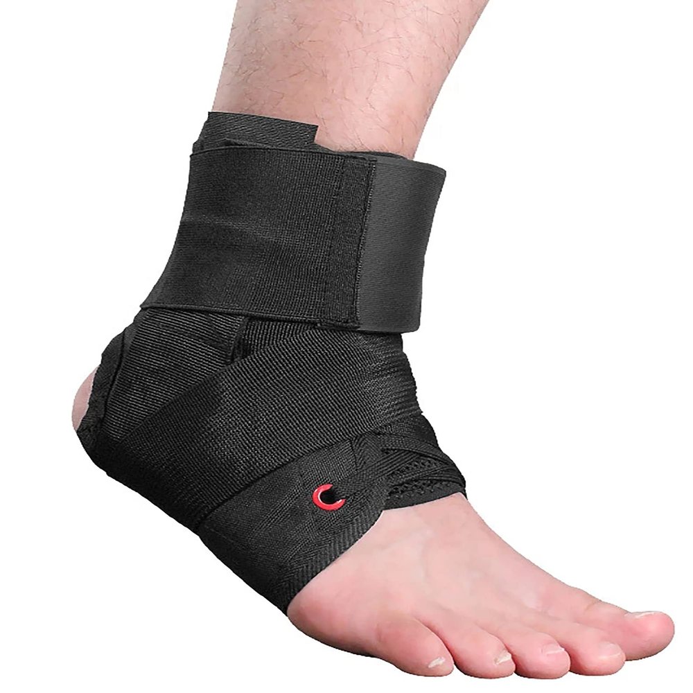 GAZOGJ Bandage Ankle Brace Support Adjustable Foot Varus Valgus Orthosis Stabilizer Ankle Protector for Pain Relief,XL,L