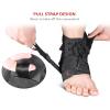 GAZOGJ Bandage Ankle Brace Support Adjustable Foot Varus Valgus Orthosis Stabilizer Ankle Protector for Pain Relief,XL,L view 2
