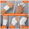 16 Pack Athletic Tape, White Sports Tape for Wrist Ankle Protection, Sports Tape Athletic No Sticky Residue, Easy to Tear Gymnastics Tape for Soccer, Football, Training Supplies (1.5" x 160 Yards) view 4