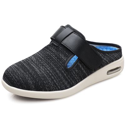 Dihou888 Women's Diabetic Shoes Lightweight Outsole, Seamless Interior Build, Extra Width Space(Black,8.5)