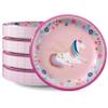 Party Solids Unicorn Plates Paper Disposable Heavy Duty 7 Inch Unicorn Birthday Plates 96 Pcs 350 GSM, Girls Party Decorations For Girls Birthday Supplies view 1
