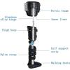GAZOGJ Knee Ankle Foot Orthosis Brace, Hip Knee Ankle Foot Orthosis for Brace Leg Fracture Foot and Orthotics of Lower Limbs,Right Leg,S,Right Leg-M view 3