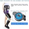 GAZOGJ Knee Ankle Foot Orthosis Brace, Hip Knee Ankle Foot Orthosis for Brace Leg Fracture Foot and Orthotics of Lower Limbs,Right Leg,S,Right Leg-M view 4