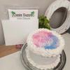 Edible Pre-Printed, Burnaway Paper Kit - Cake Decorating Kit for Baby Message Reveals, Already Printed for Your Party, "It's a Boy!" view 2