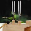 Haiyou Resonance Tuning Forks for Healing - 432hz, 528hz, Wood Speaker and Rubber Mallet - Ideal for Spa Aromatherapy, Meditation and Yoga view 3