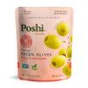 POSHI Green Pitted Olive Snack Packs, Chili & Oregano, 1.1 oz (Pack of 30) view 1