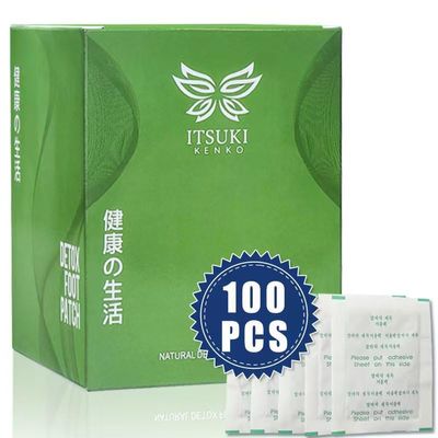 100 Packs Ginger Foot Pads, Natural Cleansing, Promoting Sleeping, Suitable for Daily Relaxation Foot Paches, Better Rest