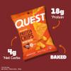 Quest Nutrition Nacho Cheese Tortilla Style Protein Chips, 18g Protein, 4g Net Carb, Low Carb, Gluten Free, 1.1 oz (Pack of 4) view 3
