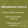 DeLallo Organic Penne Rigate Pasta, Made with 100% Durum Wheat Semolina Flour, Made in Italy, Bronze Cut, Kosher, Vegan, All Natural, 16 oz Bag, (8 Pack) view 2