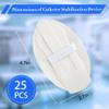 25Pcs Foley Catheter Stabilization Device, Urinary Leg Bag Catheter Tube Holder, Catheter Supplies for Single/Double/Feeding Tube, Adhesive Catheter Urinary Leg Bags HolderWhite view 4