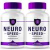 Neuro Speed Capsules, Official Neuro Speed Brain & Memory Supplement Pills, Advanced Nootropic Pills Brain Health Support, All Natural NeuroSpeed Cognitive Health & Function Reviews (2 Pack) view 1