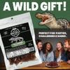 ALLIGATOR JERKY - 100% Gator Meat - Weird Food & Exotic Snack - Funny Birthday Present for Him, Dad - Bizarre Edible Gift view 3