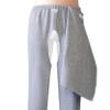 HDXWIFD Tearaway Post-Surgery Recovery Pajamas Pants, Bedridden Patients Incontinence Aids for Women and Men, Clothing with Zippers, Hospital Gowns Nursing Aid view 4