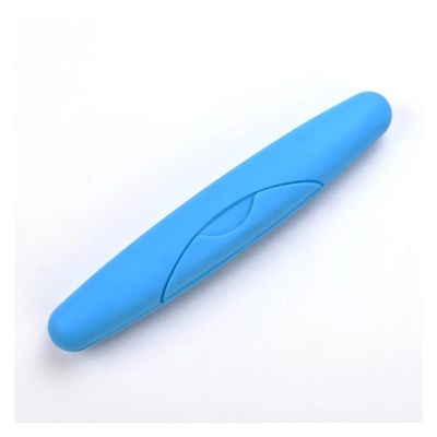 NSKQUFDNFKA Manual Toothbrush Travel Portable Wash Toothbrush Box Seal Up with Cover Pink Waterproof Leak Proof Case Hiking Camping Storage Boxes Brush(Blue)