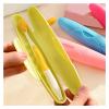 NSKQUFDNFKA Manual Toothbrush Travel Portable Wash Toothbrush Box Seal Up with Cover Pink Waterproof Leak Proof Case Hiking Camping Storage Boxes Brush(Blue) view 3