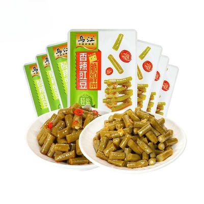 Sichuan Pickled Cabbage,Pickled Vegetables,Healthy Vegetables,Crispy Dried Radish,Pickled Mustard Greens,Instant Meals,Side Dishes,Delicious Chinese Snack Gifts (Spicy cowpeas,5bags)