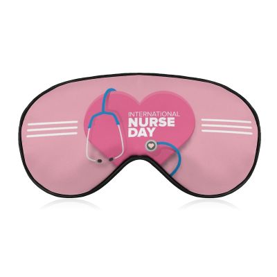 International Nurse Day Sleep Eye Mask Blindfold for Women Men Travel Work Meditation Yoga