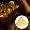 48 Pcs Large Golden Bar Boxes, 5.5 X 3.2 X 1.7 In Treat Containers, Fake Gold Brick Present Boxes For Pirate & Casino Theme Events And Celebrations view 3