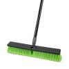 18 Indoor Shop and Garage Push Boom with Soft Bristles, Heavy Duty Brush Broom with 59 Long Handle for Commercial & Residental Floor Cleaning Sweeping view 1