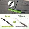 18 Indoor Shop and Garage Push Boom with Soft Bristles, Heavy Duty Brush Broom with 59 Long Handle for Commercial & Residental Floor Cleaning Sweeping view 3
