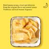 Caramel crisp banana slices, original dried banana chips 60g, instant dried fruit, delicious candied fruit, leisure snacks, Dim sum gift bags, afternoon tea snack,vegetarian (Original flavor,1 pack) view 3